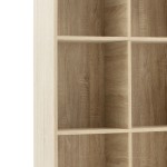 Βιβλιοθήκη FIRENZE pakoworld χρώμα sonoma 107x28,6x178εκ Βιβλιοθήκη FIRENZE pakoworld χρώμα sonoma 107x28,6x178εκ
