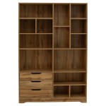 Βιβλιοθήκη Lucinda pakoworld sonoma 120x29.8x180.5εκ Βιβλιοθήκη Lucinda pakoworld sonoma 120x29.8x180.5εκ