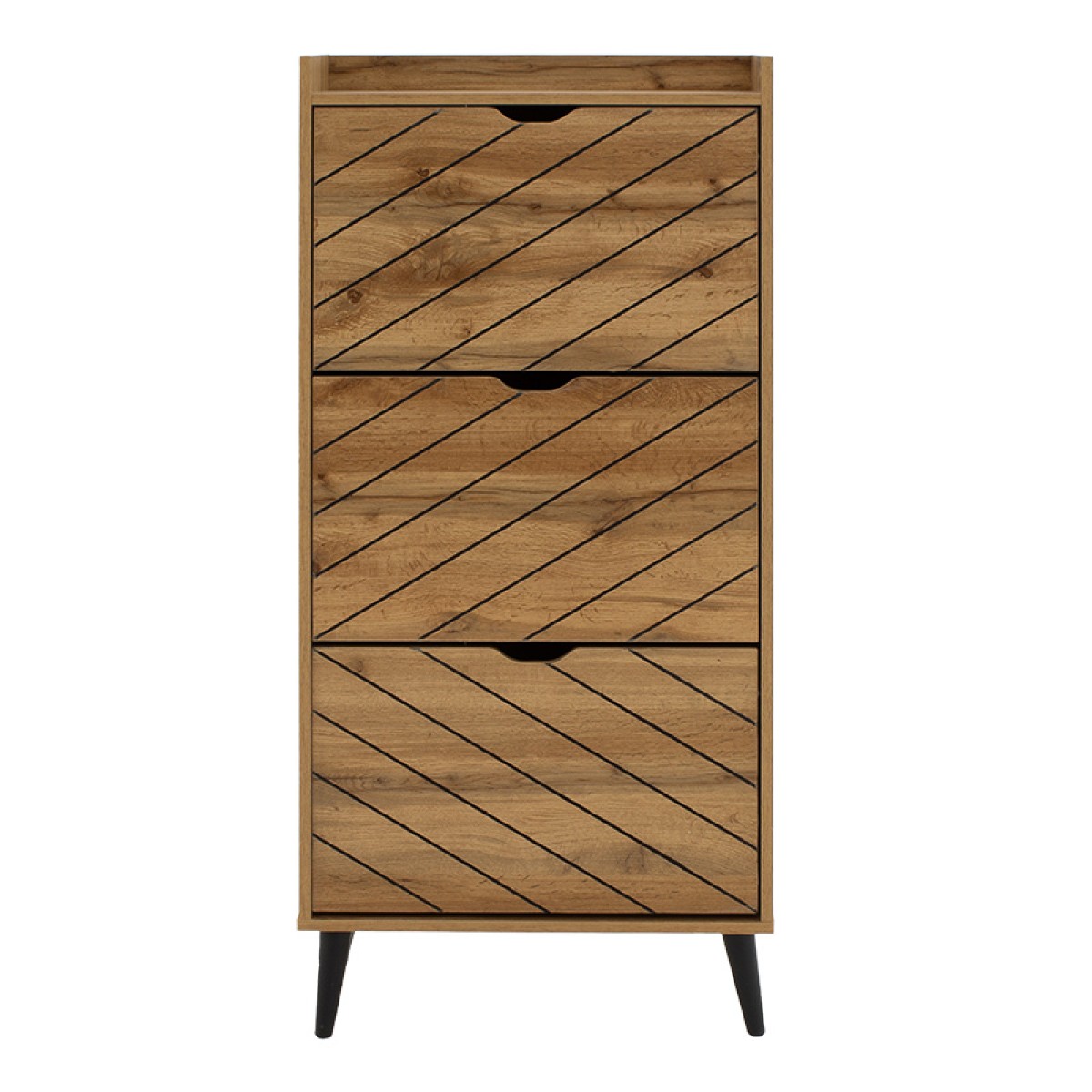 Παπουτσοθήκη Thelma pakoworld 12 ζεύγων sonoma 60x23.8x131.6εκ Παπουτσοθήκη Thelma pakoworld 12 ζεύγων sonoma 60x23.8x131.6εκ