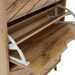 Παπουτσοθήκη Thelma pakoworld 12 ζεύγων sonoma 60x23.8x131.6εκ Παπουτσοθήκη Thelma pakoworld 12 ζεύγων sonoma 60x23.8x131.6εκ
