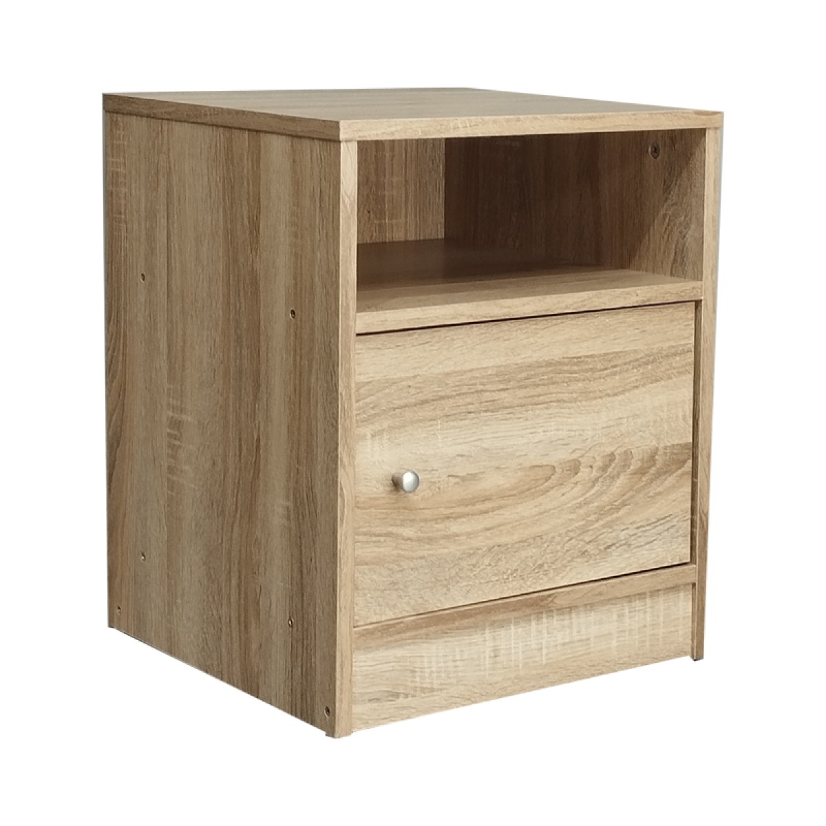 Κομοδίνο Foly pakoworld με ένα ντουλάπι sonoma 40x40x50εκ Κομοδίνο Foly pakoworld με ένα ντουλάπι sonoma 40x40x50εκ