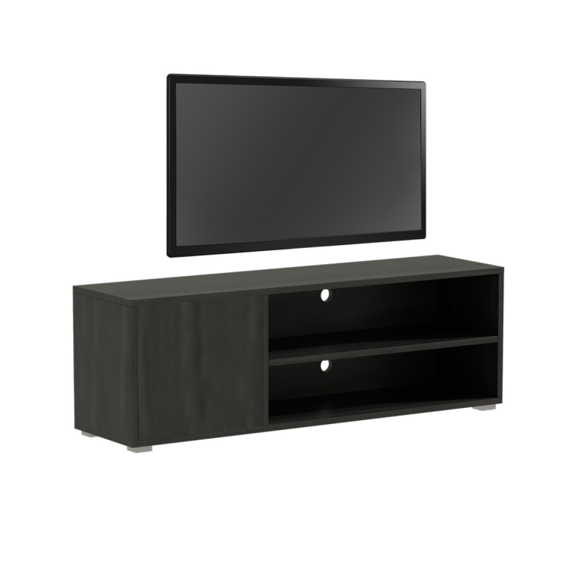 Έπιπλο τηλεόρασης Ellon pakoworld μελαμίνης zebrano 120x40x41εκ. Έπιπλο τηλεόρασης Ellon pakoworld μελαμίνης zebrano 120x40x41εκ.