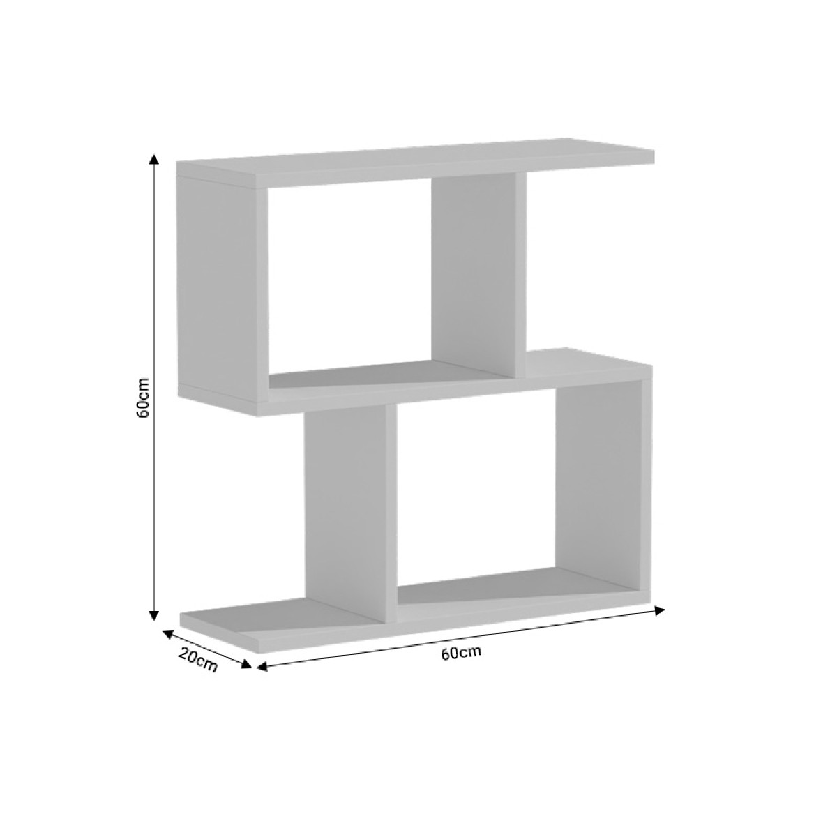Βοηθητικό τραπέζι Kora pakoworld μελαμίνης sonoma 60x20x60εκ Βοηθητικό τραπέζι Kora pakoworld μελαμίνης sonoma 60x20x60εκ