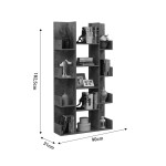 Βιβλιοθήκη Charles pakoworld μελαμίνης γκρι oak 90x31x182.5εκ Βιβλιοθήκη Charles pakoworld μελαμίνης γκρι oak 90x31x182.5εκ