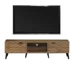 Έπιπλο τηλεόρασης Thelma pakoworld sonoma μελαμίνης 150x40x41.6εκ Έπιπλο τηλεόρασης Thelma pakoworld sonoma μελαμίνης 150x40x41.6εκ