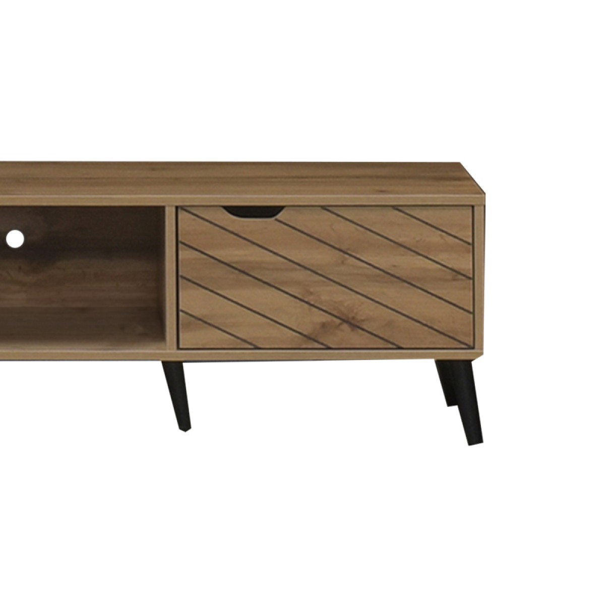 Έπιπλο τηλεόρασης Thelma pakoworld sonoma μελαμίνης 150x40x41.6εκ Έπιπλο τηλεόρασης Thelma pakoworld sonoma μελαμίνης 150x40x41.6εκ