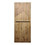 Παπουτσοθήκη-ντουλάπι Kebell pakoworld σε oak απόχρωση 71x41.5x180.4εκ