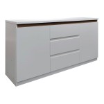 Μπουφές Chiemo pakoworld σε φυσική απόχρωση 160x40x93.6εκ
