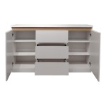 Μπουφές Chiemo pakoworld σε φυσική απόχρωση 160x40x93.6εκ