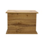 Τραπέζι σαλονιού Nuvele pakoworld γκρι-sonoma 90x50x35εκ