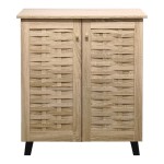 Παπουτσοθήκη-ντουλάπι Mantam pakoworld 12 ζεύγων sonoma 78x34x87εκ