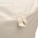 Πουφ ξαπλώστρα Lara pakoworld αδιάβροχο μπεζ