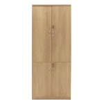 Ντουλάπα γραφείου επαγγελματική Amazon pakoworld χρώμα sonoma 80x40x200εκ Ντουλάπα γραφείου επαγγελματική Amazon pakoworld χρώμα sonoma 80x40x200εκ