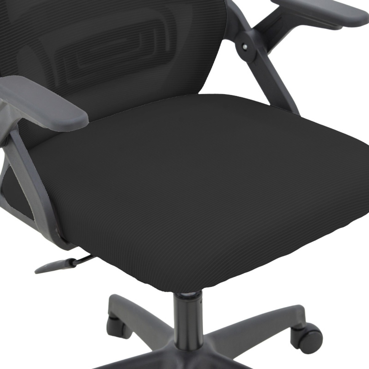 Καρέκλα γραφείου Peja pakoworld mesh ύφασμα μαύρο 58x60x107-117εκ Καρέκλα γραφείου Peja pakoworld mesh ύφασμα μαύρο 58x60x107-117εκ