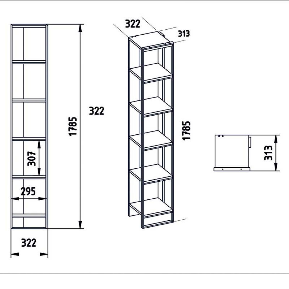 Βιβλιοθήκη Marble pakoworld χρώμα λευκό μαρμάρου-χρυσό 32x31,5x178,5εκ Βιβλιοθήκη Marble pakoworld χρώμα λευκό μαρμάρου-χρυσό 32x31,5x178,5εκ