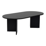 Τραπέζι σαλονιού Tabletod pakoworld σε μαύρη απόχρωση 119x60x40εκ