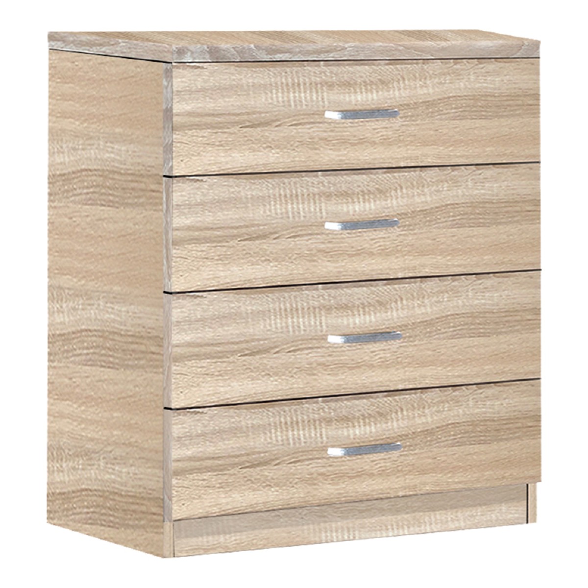 Συρταριέρα Killian pakoworld με 4 συρτάρια sonoma 80x40x80εκ Συρταριέρα Killian pakoworld με 4 συρτάρια sonoma 80x40x80εκ