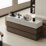 Συρταριέρα Sonlen pakoworld mdf σε καρυδί-μπεζ απόχρωση 120x40x72εκ Συρταριέρα Sonlen pakoworld mdf σε καρυδί-μπεζ απόχρωση 120x40x72εκ