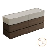 Συρταριέρα Sonlen pakoworld mdf σε καρυδί-μπεζ απόχρωση 120x40x72εκ Συρταριέρα Sonlen pakoworld mdf σε καρυδί-μπεζ απόχρωση 120x40x72εκ