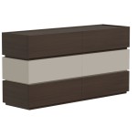 Συρταριέρα Sonlen pakoworld mdf σε καρυδί-μπεζ απόχρωση 120x40x72εκ Συρταριέρα Sonlen pakoworld mdf σε καρυδί-μπεζ απόχρωση 120x40x72εκ