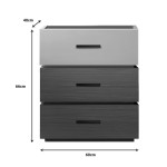 Κομοδίνο Sonlen pakoworld mdf σε καρυδί-μπεζ απόχρωση 60x40x66εκ Κομοδίνο Sonlen pakoworld mdf σε καρυδί-μπεζ απόχρωση 60x40x66εκ
