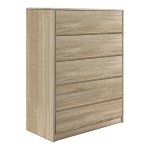 Συρταριέρα Kuanger pakoworld mdf σε φυσική απόχρωση 80x40x109εκ Συρταριέρα Kuanger pakoworld mdf σε φυσική απόχρωση 80x40x109εκ