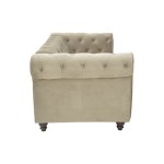 Kαναπές διθέσιος Incredible pakoworld τύπου Chesterfield βελούδο μπεζ 160x84x67εκ Kαναπές διθέσιος Incredible pakoworld τύπου Chesterfield βελούδο μπεζ 160x84x67εκ