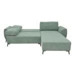 Kαναπές κρεβάτι τριθέσιος αναστρέψιμος Settee pakoworld ύφασμα με αποθηκευτικό χώρο σε μέντα απόχρωση 286x204x93εκ Kαναπές κρεβάτι τριθέσιος αναστρέψιμος Settee pakoworld ύφασμα με αποθηκευτικό χώρο σε μέντα απόχρωση 286x204x93εκ