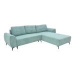 Kαναπές κρεβάτι τριθέσιος αναστρέψιμος Settee pakoworld ύφασμα με αποθηκευτικό χώρο σε μέντα απόχρωση 286x204x93εκ Kαναπές κρεβάτι τριθέσιος αναστρέψιμος Settee pakoworld ύφασμα με αποθηκευτικό χώρο σε μέντα απόχρωση 286x204x93εκ