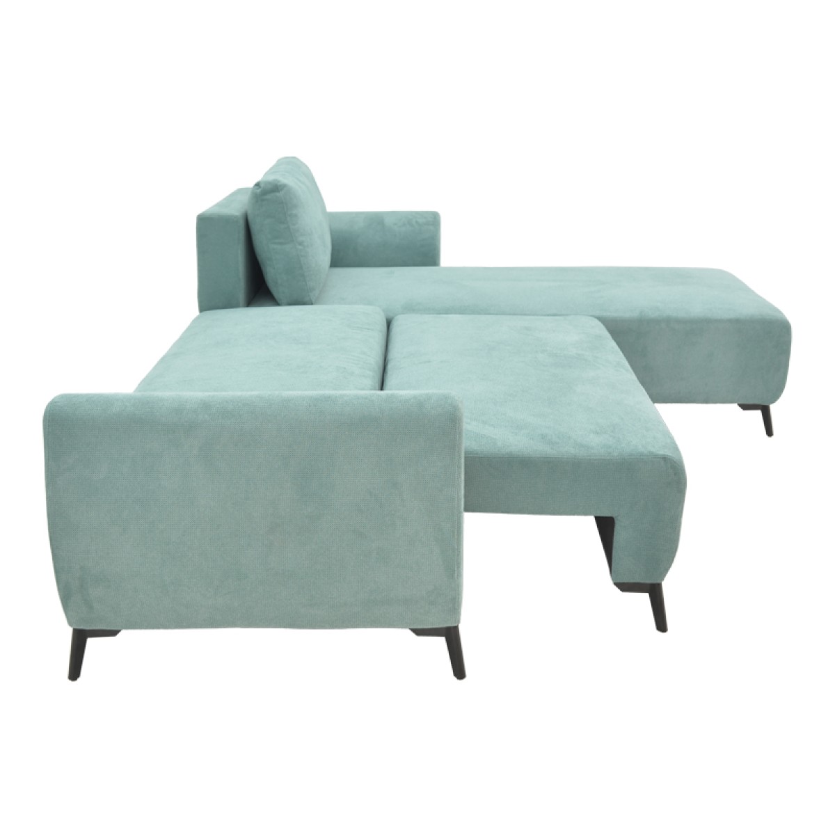 Kαναπές κρεβάτι τριθέσιος αναστρέψιμος Settee pakoworld ύφασμα με αποθηκευτικό χώρο σε μέντα απόχρωση 286x204x93εκ Kαναπές κρεβάτι τριθέσιος αναστρέψιμος Settee pakoworld ύφασμα με αποθηκευτικό χώρο σε μέντα απόχρωση 286x204x93εκ