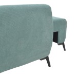 Kαναπές κρεβάτι τριθέσιος αναστρέψιμος Settee pakoworld ύφασμα με αποθηκευτικό χώρο σε μέντα απόχρωση 286x204x93εκ Kαναπές κρεβάτι τριθέσιος αναστρέψιμος Settee pakoworld ύφασμα με αποθηκευτικό χώρο σε μέντα απόχρωση 286x204x93εκ