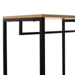 Έπιπλο εισόδου-ραφιέρα Ramon pakoworld φυσικό-μαύρο 90,5x41x167εκ Έπιπλο εισόδου-ραφιέρα Ramon pakoworld φυσικό-μαύρο 90,5x41x167εκ