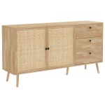 Μπουφές Oslo pakoworld sonoma 150x39x79εκ Μπουφές Oslo pakoworld sonoma 150x39x79εκ