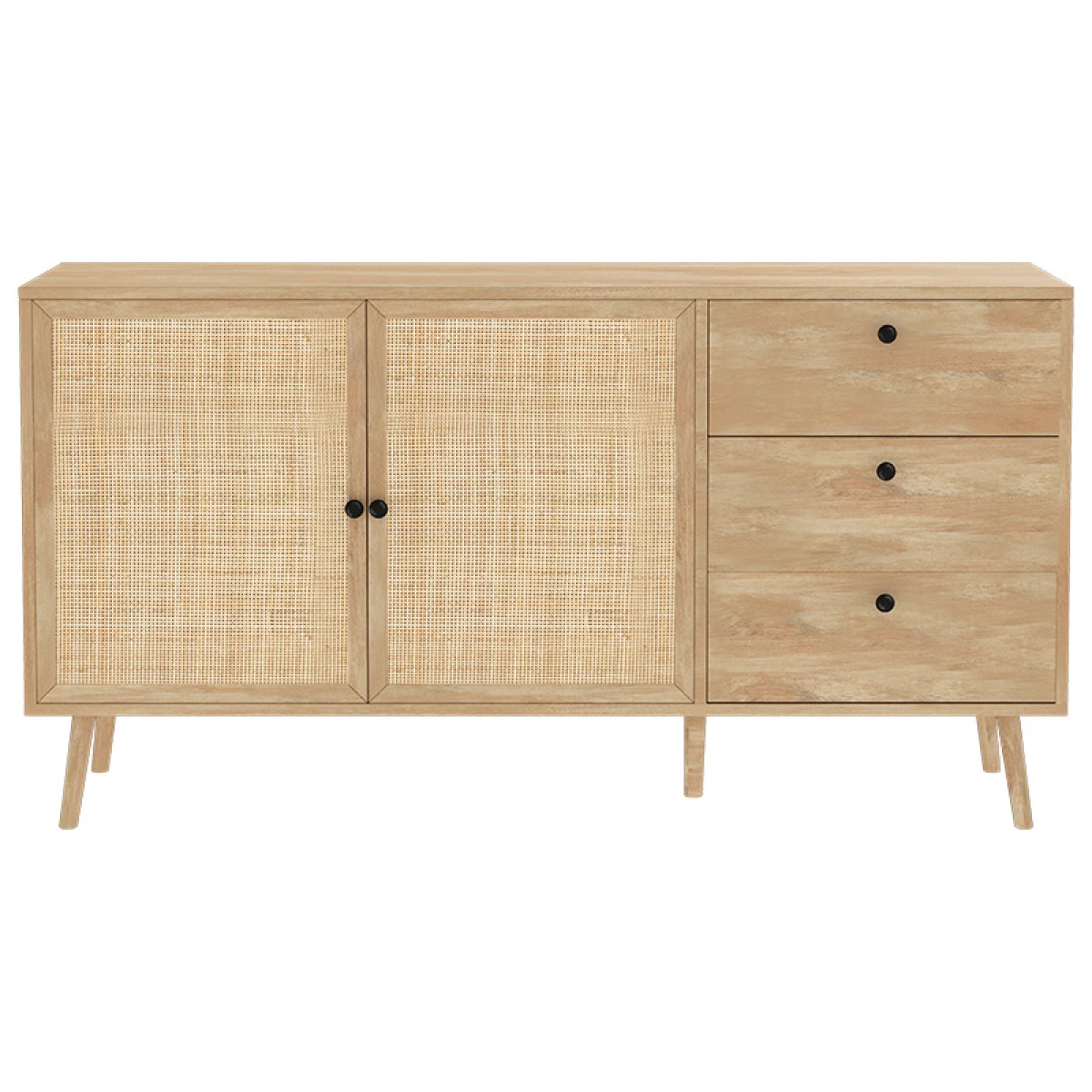 Μπουφές Oslo pakoworld sonoma 150x39x79εκ Μπουφές Oslo pakoworld sonoma 150x39x79εκ