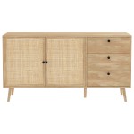 Μπουφές Oslo pakoworld sonoma 150x39x79εκ Μπουφές Oslo pakoworld sonoma 150x39x79εκ