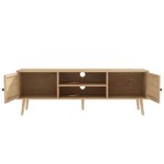 Έπιπλο τηλεόρασης Oslo pakoworld sonoma 150x39x49εκ Έπιπλο τηλεόρασης Oslo pakoworld sonoma 150x39x49εκ