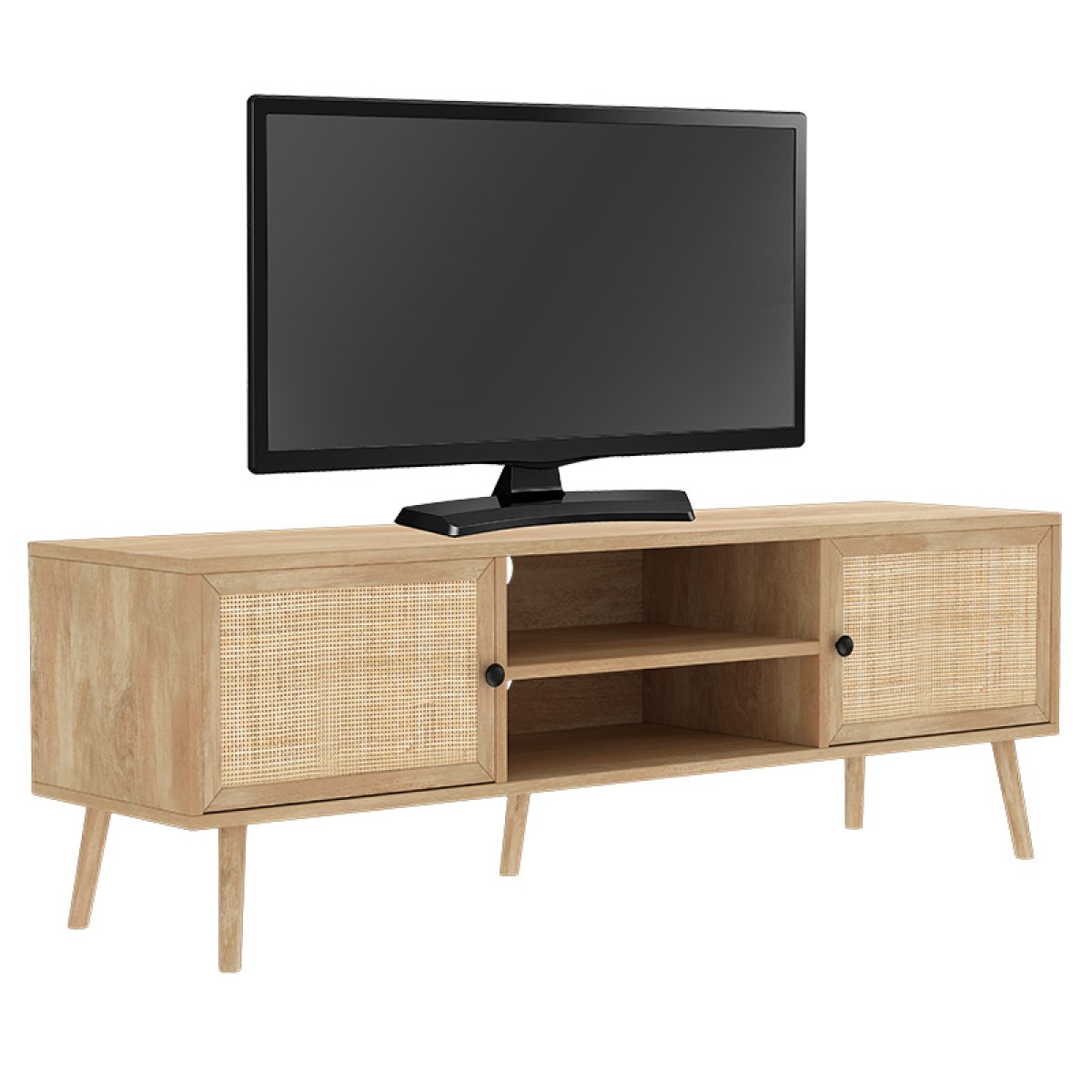 Έπιπλο τηλεόρασης Oslo pakoworld sonoma 150x39x49εκ Έπιπλο τηλεόρασης Oslo pakoworld sonoma 150x39x49εκ