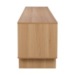 Έπιπλο τηλεόρασης Jenfia pakoworld mdf σε φυσική απόχρωση 180x39x45,5εκ