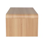 Τραπέζι σαλονιού Anfen pakoworld mdf σε φυσική απόχρωση 100x50x35,5εκ