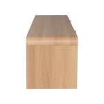 Έπιπλο τηλεόρασης Anfen pakoworld mdf σε φυσική απόχρωση 160x39x40,5εκ