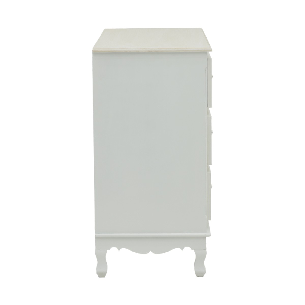 Συρταριέρα Pazlen Inart mdf σε λευκή αντικέ απόχρωση 80x40x80εκ Συρταριέρα Pazlen Inart mdf σε λευκή αντικέ απόχρωση 80x40x80εκ