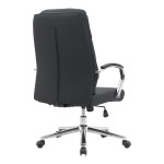 Καρέκλα γραφείου διευθυντή Normie pakoworld pu μαύρο 58x65x103-111εκ