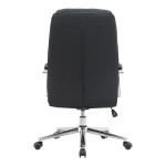 Καρέκλα γραφείου διευθυντή Normie pakoworld pu μαύρο 58x65x103-111εκ