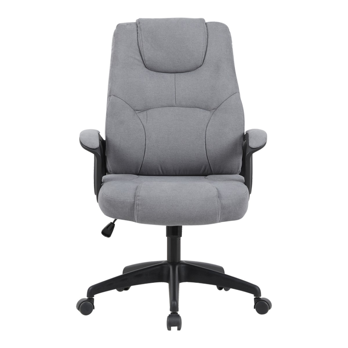 Καρέκλα γραφείου διευθυντή Kamora pakoworld ύφασμα ανθρακί 66x67x103-111εκ