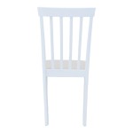 Καρέκλα Houston pakoworld σε λευκή απόχρωση 40x49x94εκ