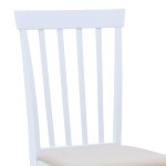Καρέκλα Houston pakoworld σε λευκή απόχρωση 40x49x94εκ