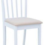 Καρέκλα Houston pakoworld σε λευκή απόχρωση 40x49x94εκ