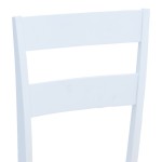 Καρέκλα York pakoworld σε λευκή-φυσική απόχρωση 39.5x47.5x89εκ