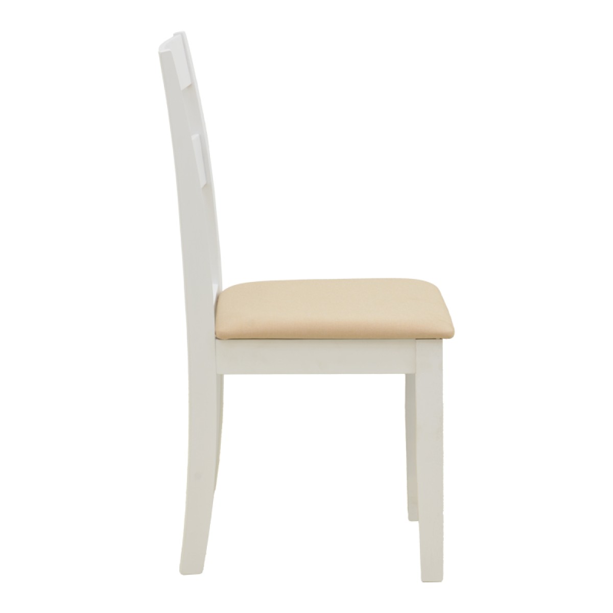 Καρέκλα Dallan pakoworld rubberwood λευκό 40x47.5x89εκ