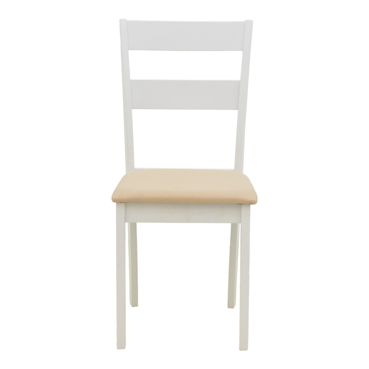 Καρέκλα Dallan pakoworld rubberwood λευκό 40x47.5x89εκ